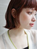 レジュアル(RESSUAL) 切りっぱなしボブエアリーロング美髪ピンクブラウン