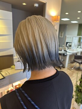 ルシード スタイル レクラ 栄生店(L'UCIDO STYLE L'eclat) ハイトーン×ネイビー