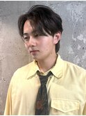 センターパート/ニュアンスセンターパート/刈り上げなし