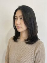 レセ 南柏店(Laissez) 大人レイヤーセミディ/暗髪グレージュ【レセ南柏店】