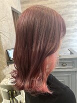 ヘアー ブランコ(hair Blanco)&nbsp;ダブルカラーローズピンク×シアーピンク