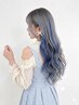 エクステカット+シングルカラー+最高級人毛100%エクステ60本