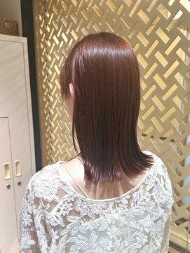 サラジュ 梅田店(SARAJU) saraju イシヅ　オレンジブラウン☆夏カラー