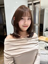 イヴ 原宿(I've)&nbsp;ミディアムレイヤー×ブラウンベージュ◎