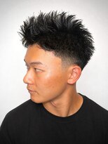 ラフテル ロマン(RAFTEL Roman)&nbsp;スパイキー仏陀テーパーフェードショートヘア夏【塩原大輔】