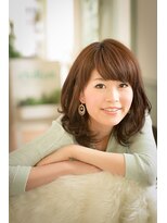 ヘアーアートシフォン 池袋西口店(Hair art chiffon)&nbsp;似合わせカットで魅せる斜めバングで大人ボブ風ナチュラルボブ