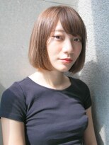ルティア(Lutia) 斜めバング 似合わせボブ グレージュ☆