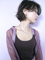 プフ 伏見(puf)&nbsp;ちょっとかっこいい大人のボブは少しだけレイヤー入れます！