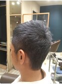 仙台D  白髪を生かしたメンズショートヘア×ソフモヒ仕上げ