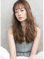 エレノア 池袋店(Eleanor)&nbsp;N.オイル使用☆フリンジウェーブブランジュロング