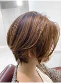 ☆20代30代40代　長めバング　束間ショート☆