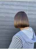 天使の艶カラー×ボブ
