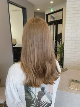 コバルト(Cobalt) 30代透明感カラー★ダブルカラーブリーチミルクティーベージュ