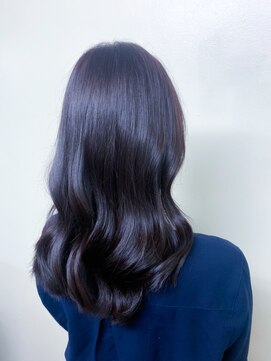 バブルス 上福岡店(BUBBLES) 暗髪韓国女子＊モーヴブラウン