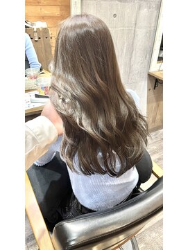 ハグ 横浜(HUG) ブリーチなし*モカグレージュ