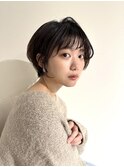 ナチュラルショートボブ