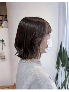 フレア 心 武庫之荘(flare) 外ハネボブ*ヘムライト*グレージュ