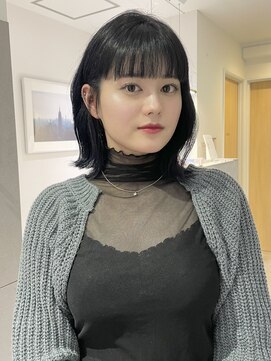 ヨーク(YOKE) 【 YOKE 】結べるボブ切りっぱなしボブ暗髪ワイドバング