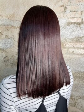 フロール 上大岡(Flor) 【Flor_上大岡】＊ツヤロング＋バーガンディブラウン＊