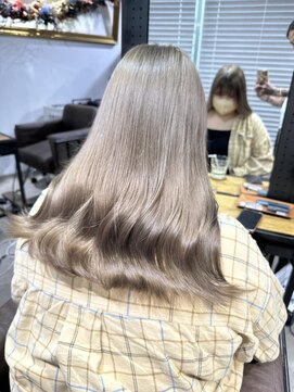 アルカナ 明治神宮前原宿(ARCANA) 切りっぱなしボブ エアリーロング 美髪 ピンクブラウン