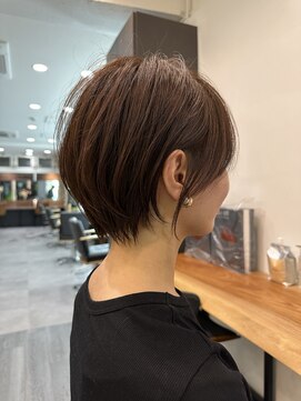 ビューエヒメ(VIEW EHIME) 小顔カットミルクティーベージュ韓国風クールショート