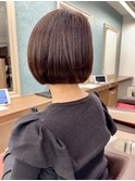 まとまるパツっと内巻きボブ