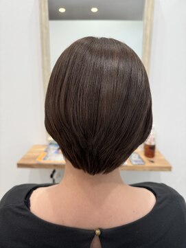 アン(an) ひし形ショート×髪質改善カラー