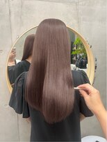 ソルトウォーター(SALT WATER)&nbsp;ピンクグレージュ/ブリーチなしダブルカラー/恵比寿/代官山