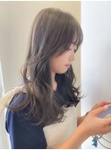 透明感カラー 赤み消しカラー カーキベージュ ベージュカラー