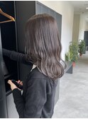 ブリーチなし透明感グレージュカラー♪