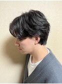 【琉希也style】メンズ人気!フェザーパーマ/フェザーショート