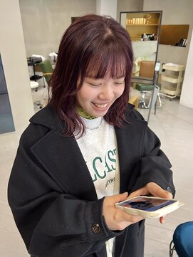 ヘアー アイス ルーチェ(HAIR ICI LUCE) ピンクブラウン/堀場