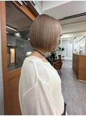 ブリーチ透明感カラーホワイトアッシュグレー