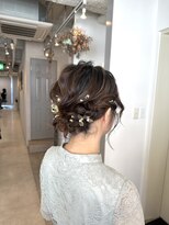 シェノン(Chainon.)&nbsp;ヘアアレンジ　ボブアレンジ　お呼ばれヘア　博多