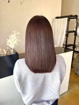 ヘアサロン モノ(hair salon mono) orange brown