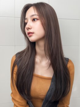 ヴィム ヘアー 宜野湾店(VIM hair)の写真/バージン毛~ブリーチ毛まで癖毛でお悩みの方♪思わず触りたくなる真っ直ぐすぎない自然な艶髪ストレートに!