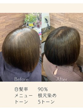 美染 丸山店(Bisen) 髪質改善/白髪ぼかし/白髪染め/オーガニックカラー/リタッチmi