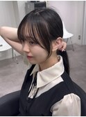 【顔まわり】今っぽ抜け感バング