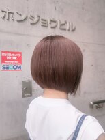 ヘアーモード バーブ(Hair Mode Verve)&nbsp;前下がりボブ＋ピンクローズ