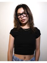 シー クルー 渋谷(C crew) くせ毛を活かしたレイヤースタイル
