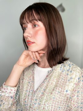 カバーヘア ブリス 戸田公園西口店(COVER HAIR bliss) シールスルーバング顔回りレイヤーカットp1戸田公園20代30代40代