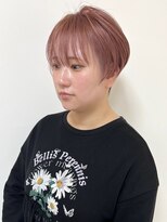 ヴィーヴォ 深江橋店(VIVO) 【VIVO】ツーブロックマッシュショート ピンクベージュ 深江橋