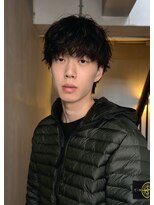 マーシー(MAAAAAC)&nbsp;メンズ緩めシャドウパーマ 【stylist/KARIN】