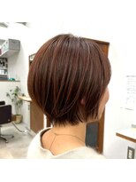 ティーシースペース 元住吉店(T.C.SPACE)&nbsp;ツヤ感ナチュラルショートボブ