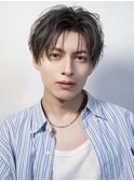 センターパートニュアンスパーマフェザーショートフェザーパーマ