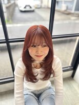 ディーボーイリタ 光の森(D-BOY Lita) レイヤーカット×レッドブラウン