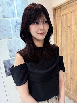 エトワ 中央店(etoi) 大分ミディアムボブレイヤー軽め韓国レイヤーくびれスタイル