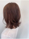 ボブウルフとブランチピンク♪[髪質改善/トリートメント]