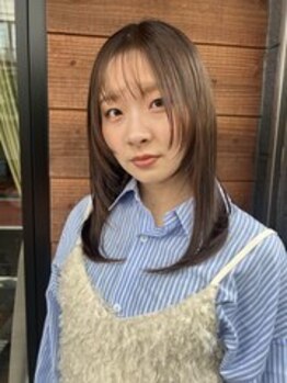 リーナ ビューティガーデン(LiNA BeautyGarden)の写真/結んでもおろしても可愛い顔周りの似合わせカット