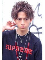 リップス 表参道店(LIPPS)&nbsp;三代目登坂風センターパート×ランダムブラスト